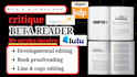 review critique beta read developmental edit romance historical fiction memoir