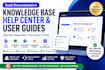 create saas documentation knowledge base help center and onboarding guides