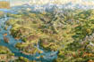draw fantasy map illustration