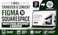 transfer convert figma to squarespace website design development and migration