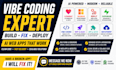 vibe coding lovable ai web app base44 replit bug fixing supabase claude code