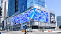 create 3d billboard animation and anamorphic cgi advertising