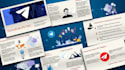 create a professional business pitch deck