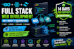 develop a modern react and go full stack web application