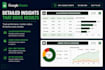 create a google sheets sales dashboard and report