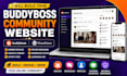 build a buddyboss community website