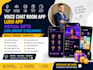 develop voice chat room app ludo app with virtual gifts and live group streaming