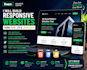 build a responsive website using HTML CSS and javascript