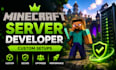be your expert minecraft server developer for custom minecraft server setups
