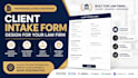 design a professional client intake form for your law firm
