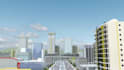 create 3d carbon capture green tech and industrial animation