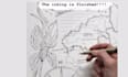 draw a hand drawn trail map, hiking map, park map and illustrated recreation map
