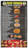 design a professional restaurant menu card