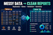 automate excel, CSV, PDF and data processing workflows