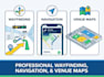 create professional wayfinding, navigation, and venue maps
