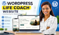 design responsive wordpress life coaching website consultant website