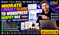 migrate lovable claude to wordpress shopify wix base44 vibe coding website fix