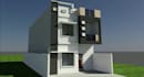 create a detailed 3d architectural exterior model and photorealistic render