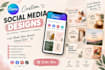 design asthetic and editable canva social media posts for instagram and facebook