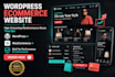 build worpress ecommerce website, redesign woocommerce store
