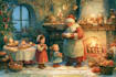 do christmas book illustration