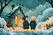 make christmas book illustration