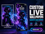 create custom ai live wallpapers for you