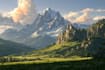 create fantasy landscape illustrations