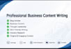 professional business content writing