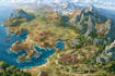 draw map illustration map design fantasy map illustration