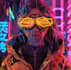 a make a cyberpunk illustration