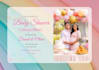 design a beautiful baby shower invitation using canva