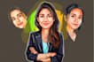draw avatar cartoon or vector portrait from your photo