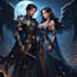 create epic fantasy character illustrations