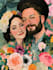 draw couple portrait illustration