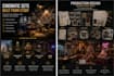 create cinematic production design and set design concepts