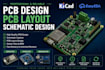 do pcb design, pcb layout, schematic design, esp32 pcb, stm32 pcb, arduino pcb