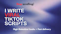 write viral tiktok scripts and engaging social media content