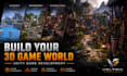 develop a 3d unity game environment and level
