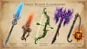 design unique weapons illustrations