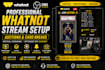 setup professional whatnot vertical stream with obs for auctions and card breaks