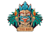 draw awesome unique tiki ber mascot logo design