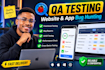 provide QA testing, app testing, and website testing