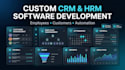 develop custom CRM hrm software for employee and customer management