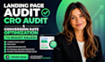 do a landing page audit cro audit and conversion rate optimization to boost sale