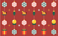 design custom christmas wallpaper holiday background wall seamless pattern arts