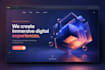 build a modern 3d animated website with interactive experiences