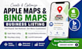 create and optimize your business listing on apple maps and bing maps