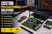 develop custom pcb, rf, esp32, raspberry pi and enclosure solutions