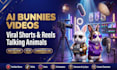 create a realistic ai bunny video with voice and lip sync